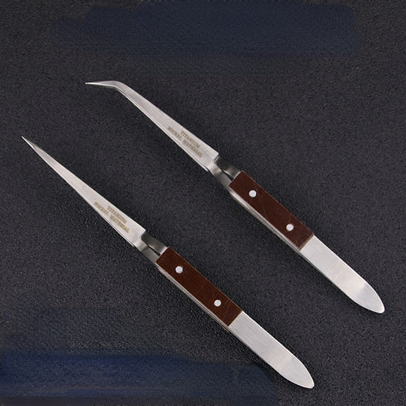 Body Jewelry Tool - Stainless Steel Cross Locking Lock Tweezer