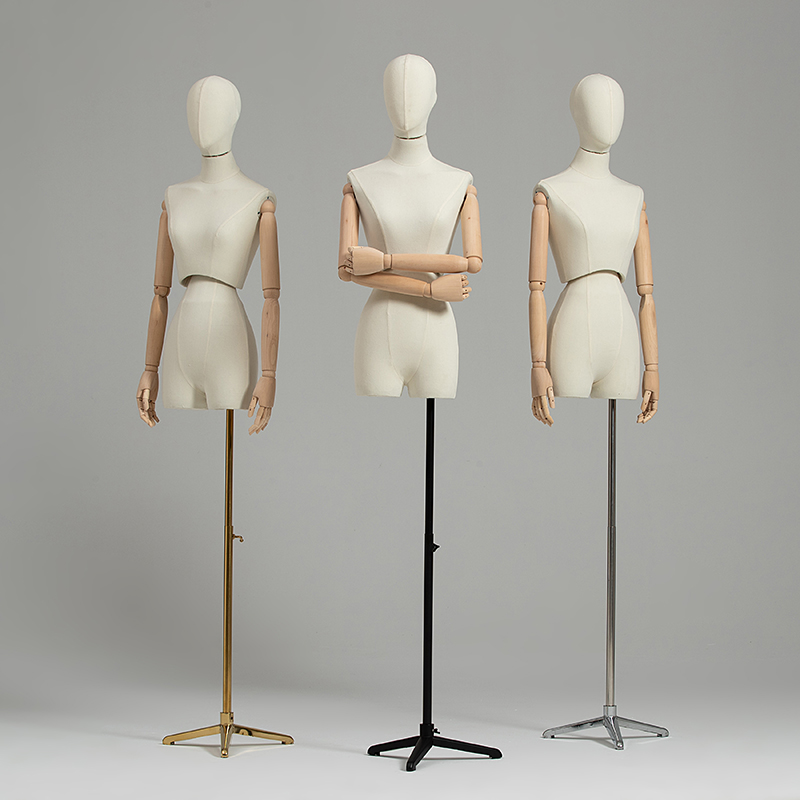 Body Jewelry Plus - Female Hand CLoth Art Mannequin with