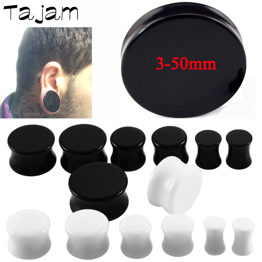 Body Jewelry Gauge Sizes - 1 Pair 3mm-50mm Big Size Solid