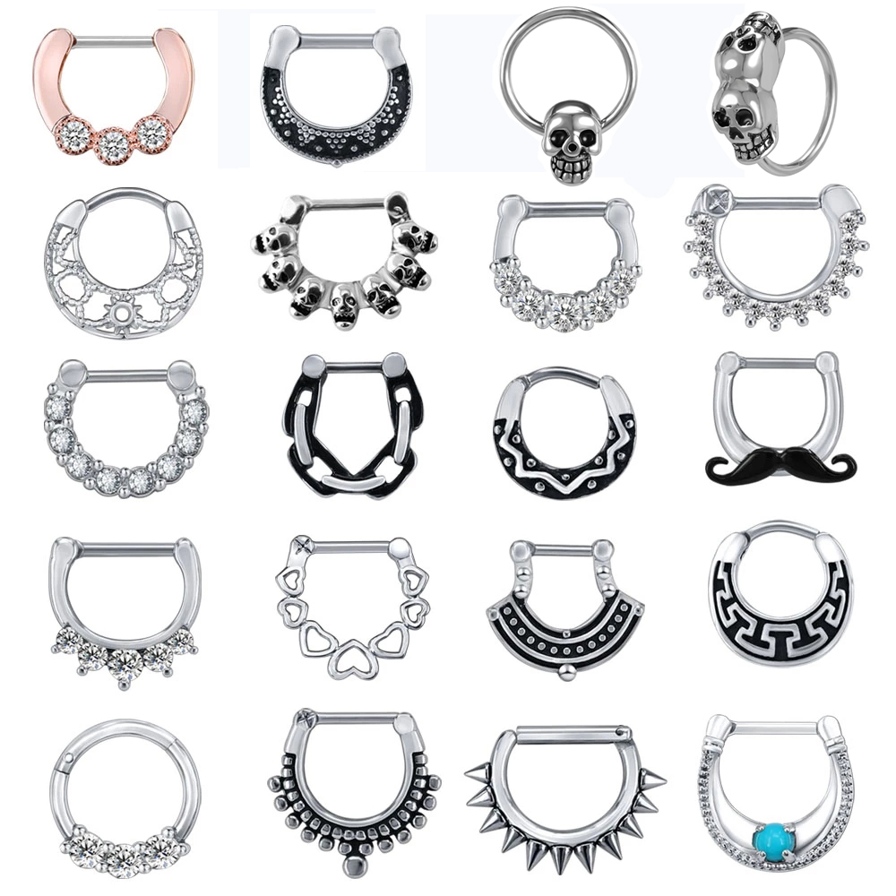 Body Jewelry Indian - ZS 16G Surgical Steel Indian Nose