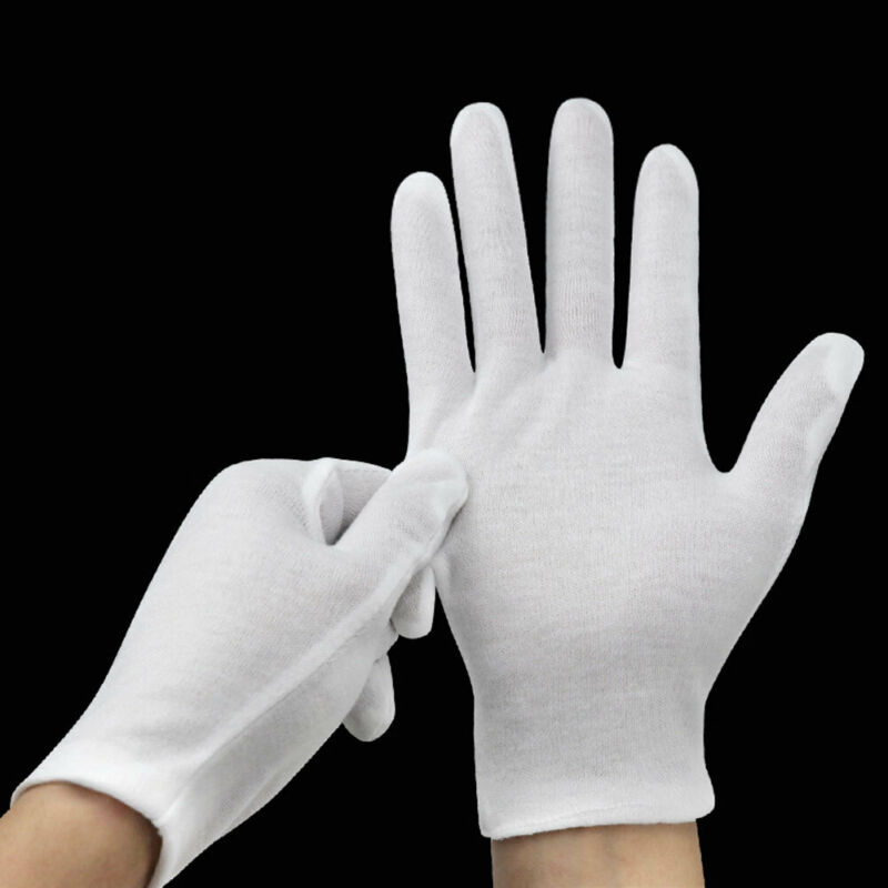 Body Jewelry Websites - 24PCS White Gloves 12 Pairs Soft
