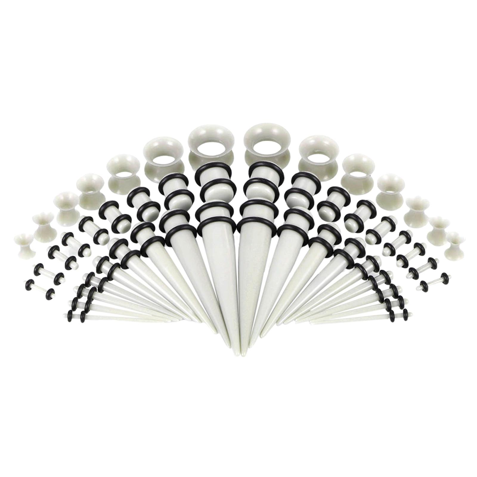 50 Pieces Multi Size Gauges Ki - Body Jewelry Gauge Sizes ulasan dan harga