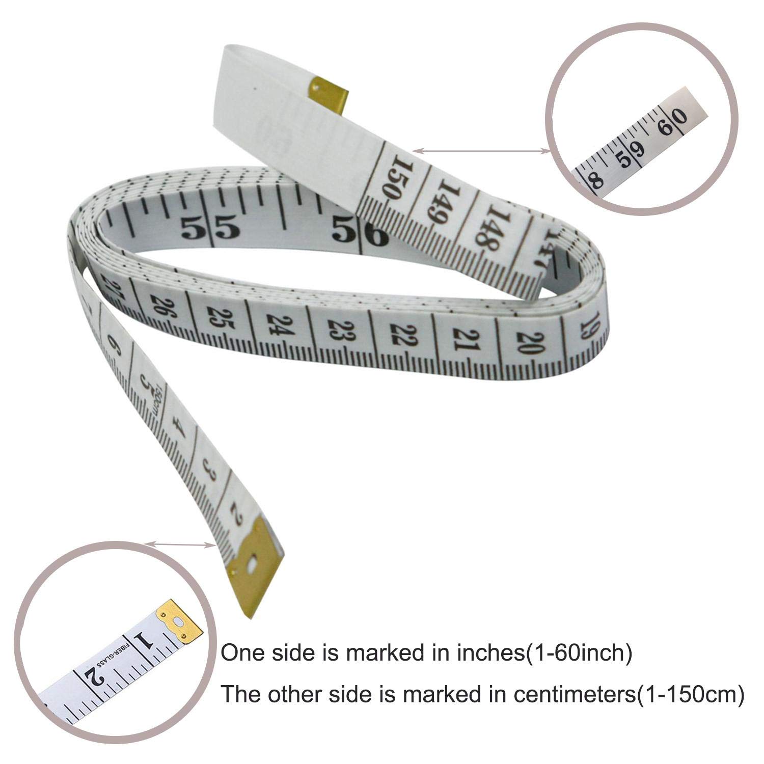 GDMINLO Soft Tape Measure Doub - Body Jewelry Measurements ulasan dan harga