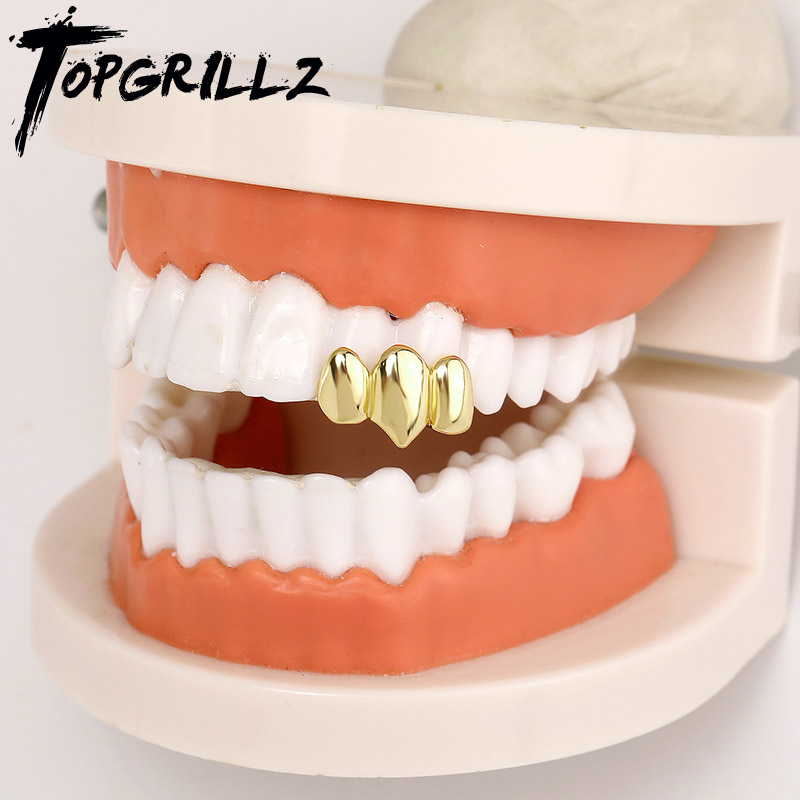 TOPGRILLZ Hip Hop Glossy Teeth - Body Jewelry Men ulasan dan harga