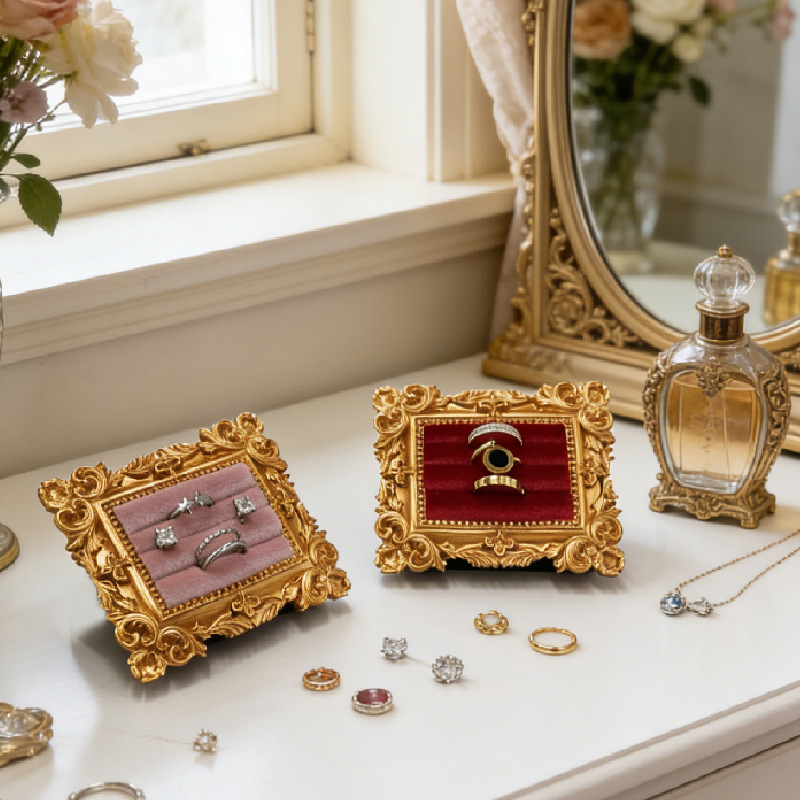 Vintage Picture Frame Ring Dis - Body Jewelry Websites ulasan dan harga