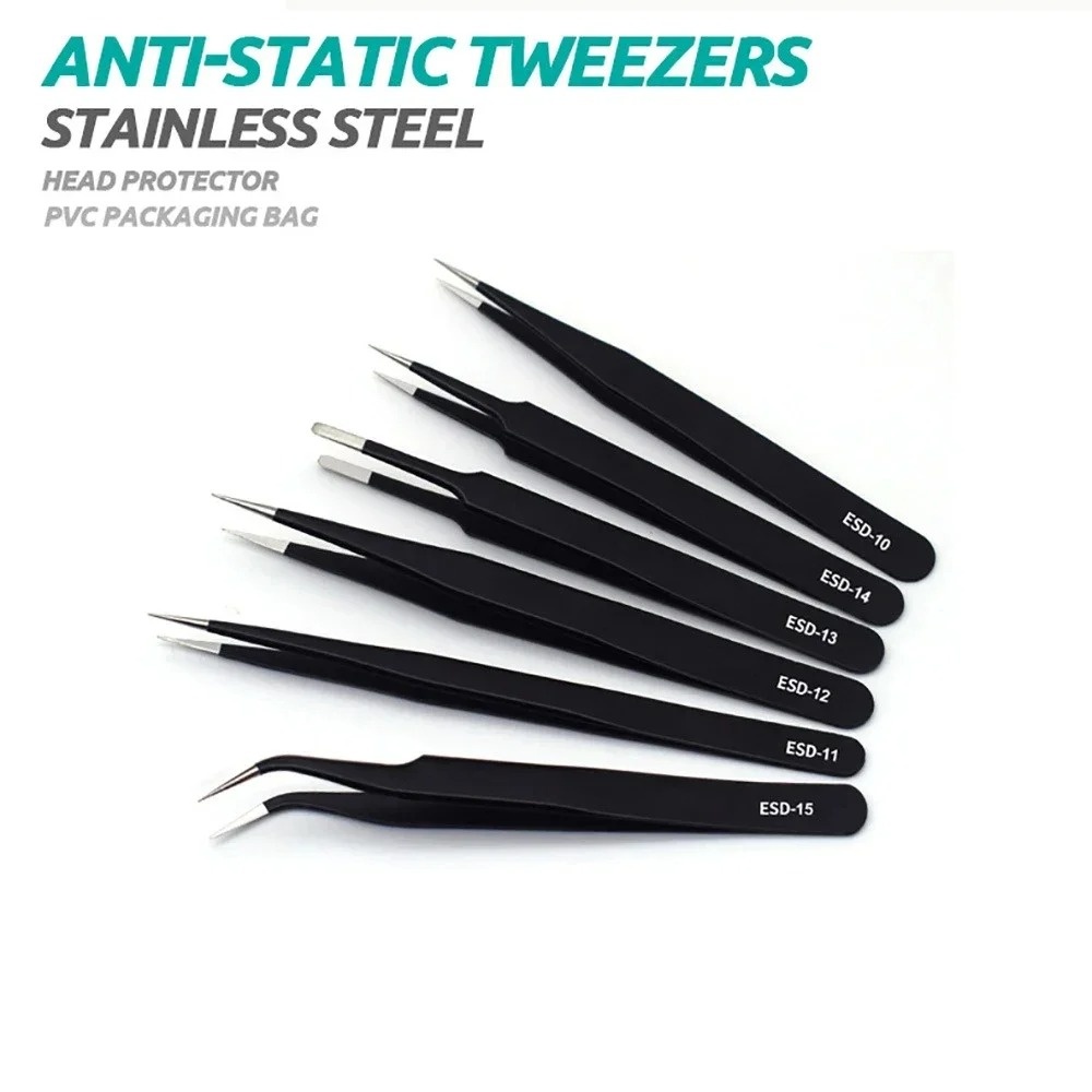 6pcs Stainless Steel Anti-stat - Body Jewelry Tool ulasan dan harga