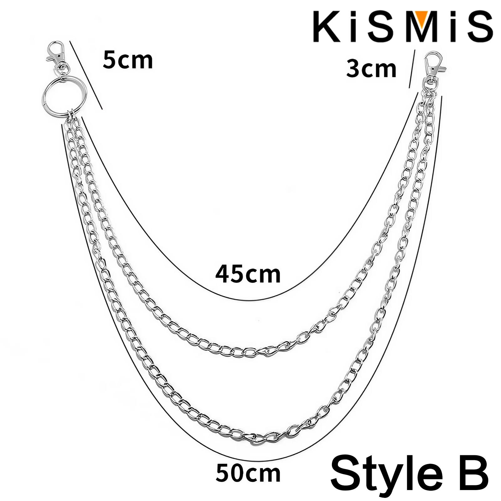 KISMIS 1PC Punk Street keychai - Body Jewelry Men ulasan dan harga