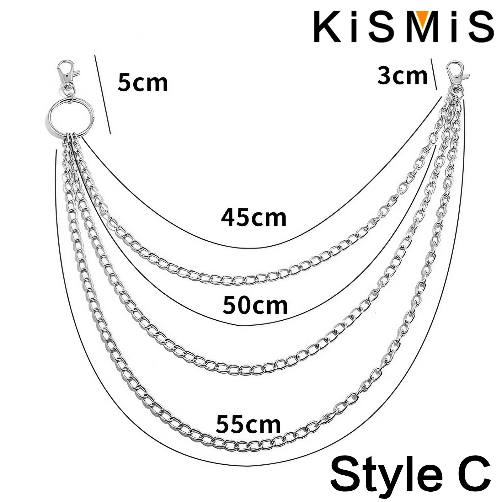 KISMIS 1PC Punk Street keychai - Body Jewelry Men ulasan dan harga
