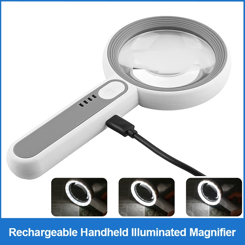 Rechargeable Handheld Magnifie - Body Jewelry Websites ulasan dan harga