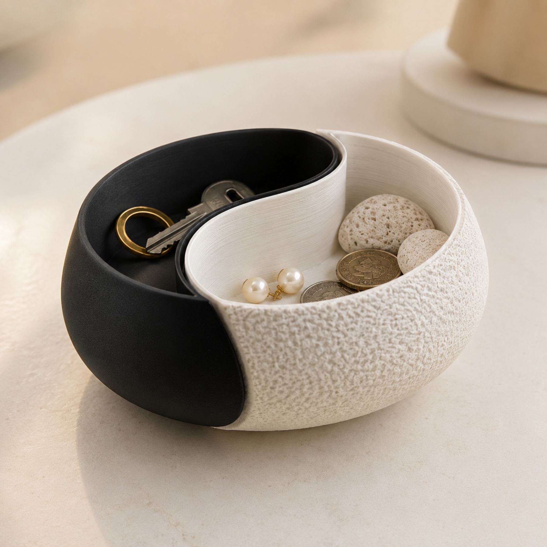 1-Piece Black and White Color  - Body Jewelry Websites ulasan dan harga