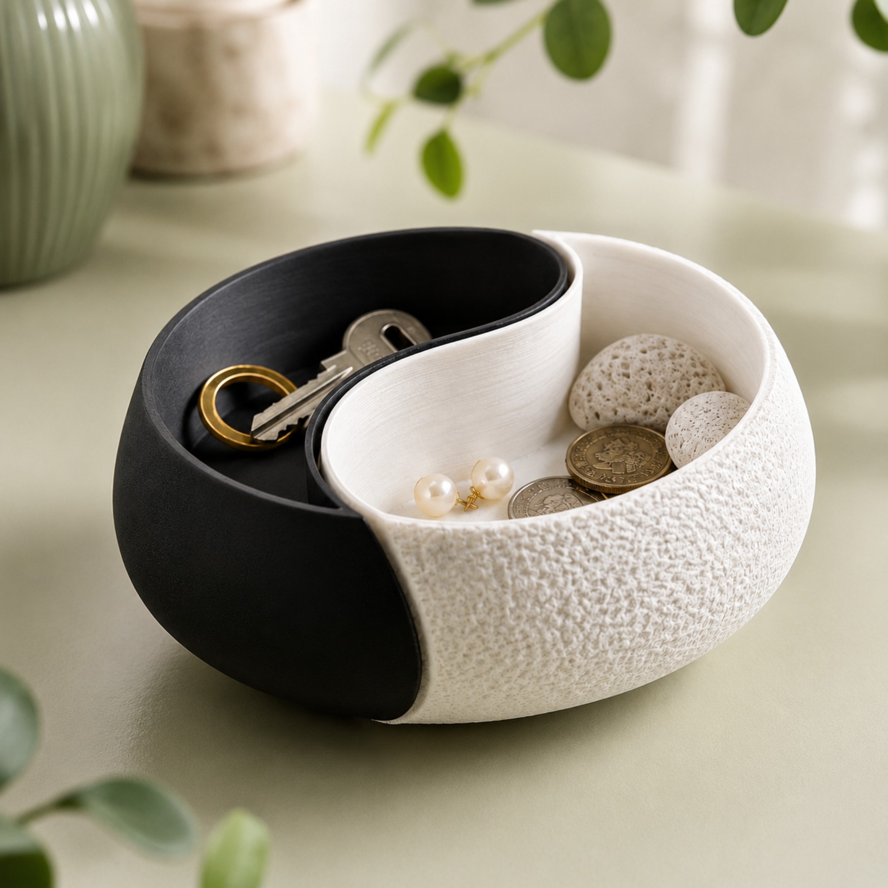 1-Piece Black and White Color  - Body Jewelry Websites ulasan dan harga