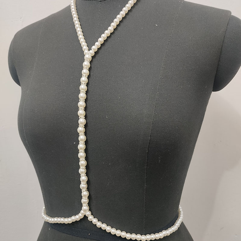2023 Spring White Pearl Harnes - Body Jewelry Hot ulasan dan harga