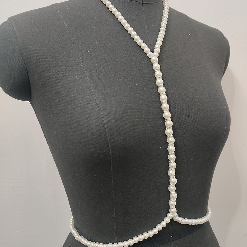 2023 Spring White Pearl Harnes - Body Jewelry Hot ulasan dan harga