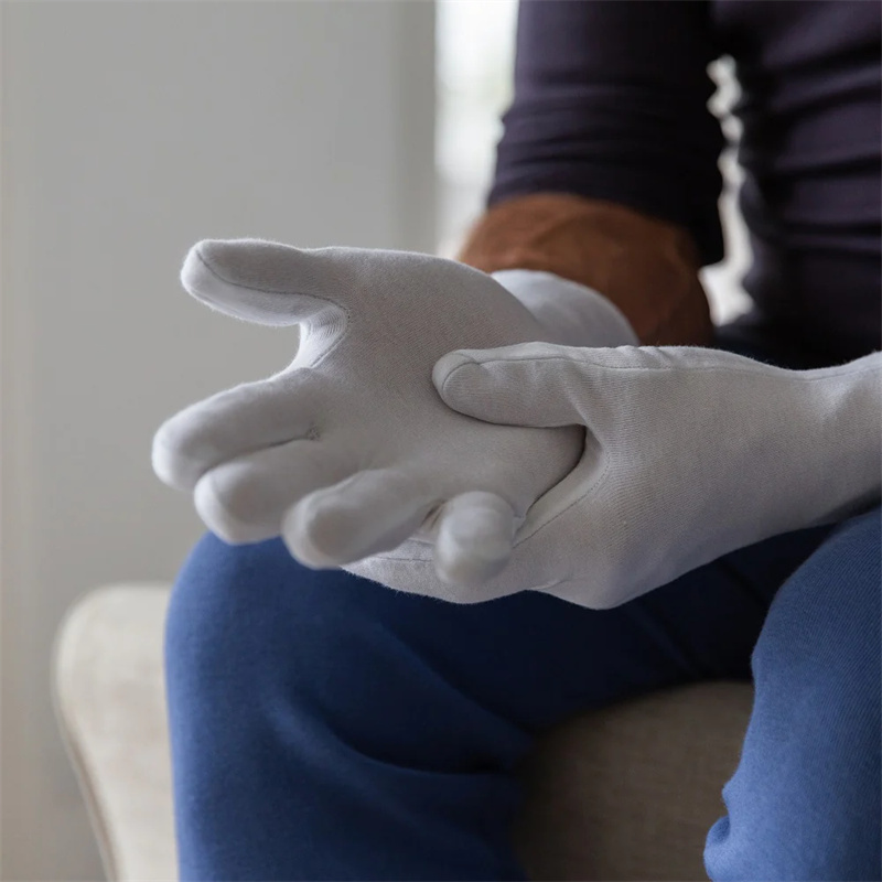 12/6 Pairs Cotton Work Gloves  - Body Jewelry Websites ulasan dan harga
