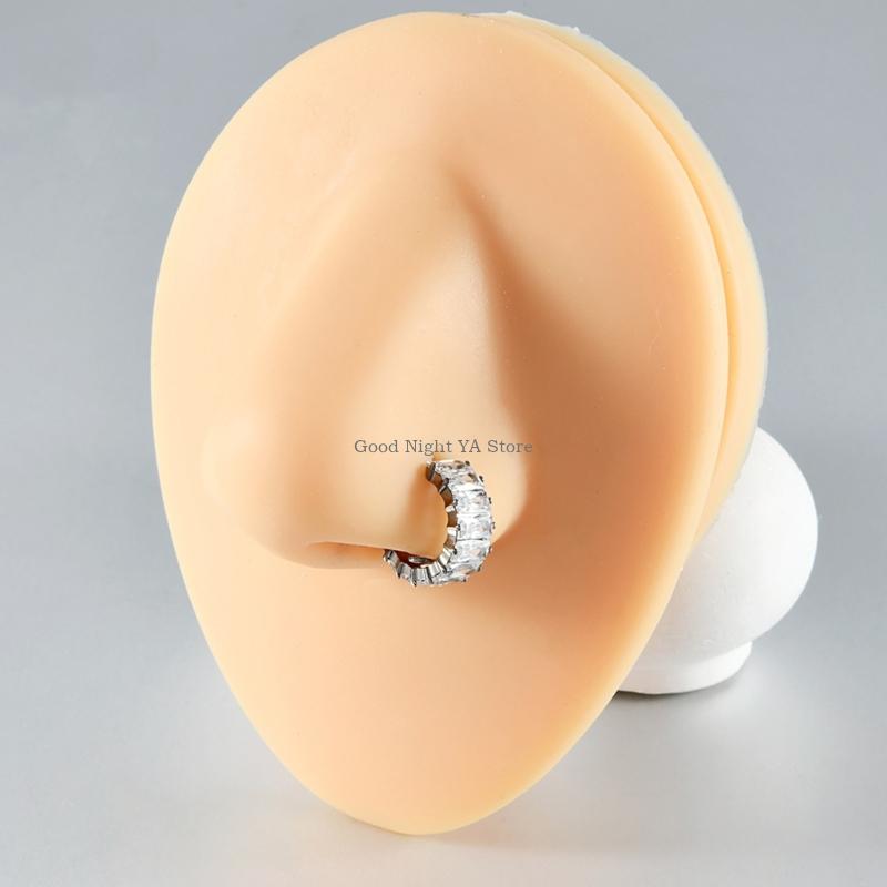  Titaniums Alloy Cartilage Ear - Body Jewelry For Sensitive Skin ulasan dan harga