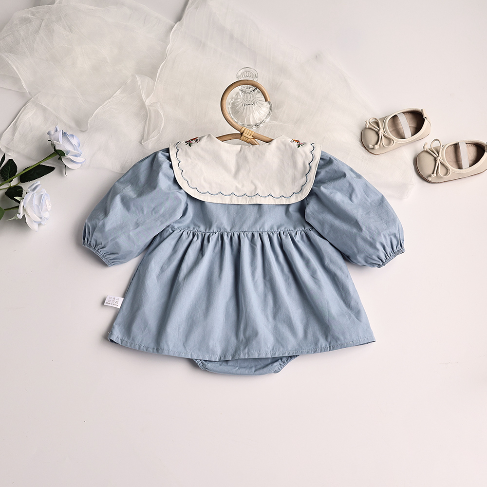 Spring Baby Clothing Solid Ple - Body Jewelry Plus ulasan dan harga