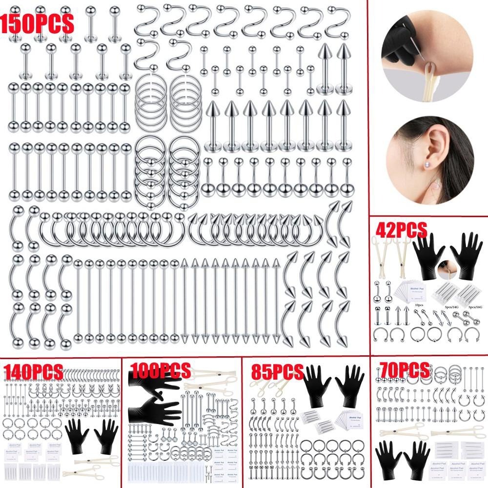 150/140/85/70/42Pcs Body Pierc - Body Jewelry Tool ulasan dan harga