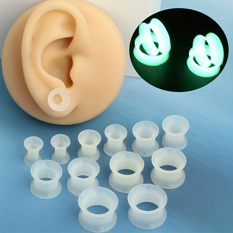 2pcs Size 3-30mm Glow-in-the-D - Body Jewelry Gauge Sizes ulasan dan harga