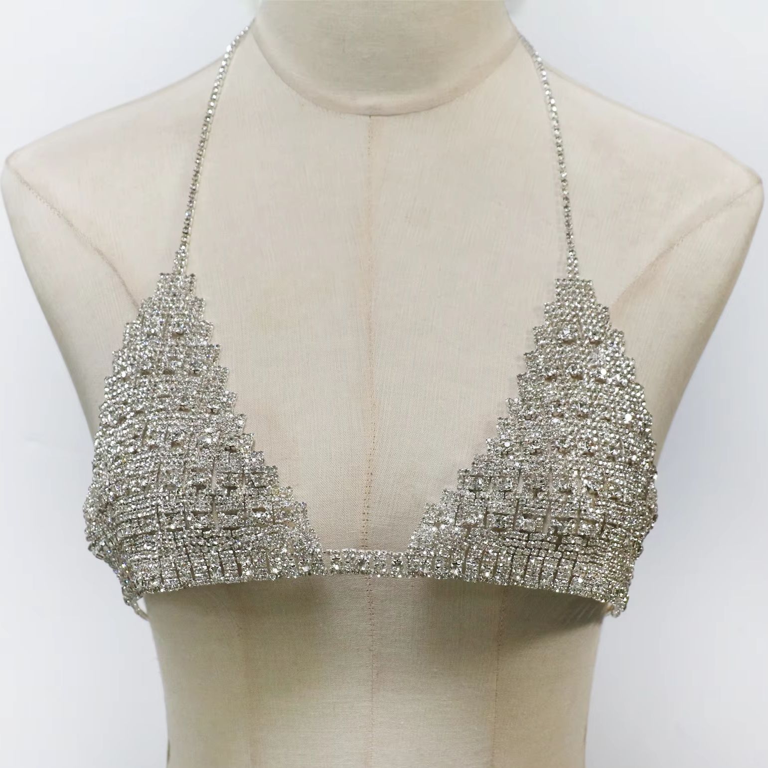 1Pcs Fashionable Neck Hanging  - Body Jewelry Rhinestone ulasan dan harga