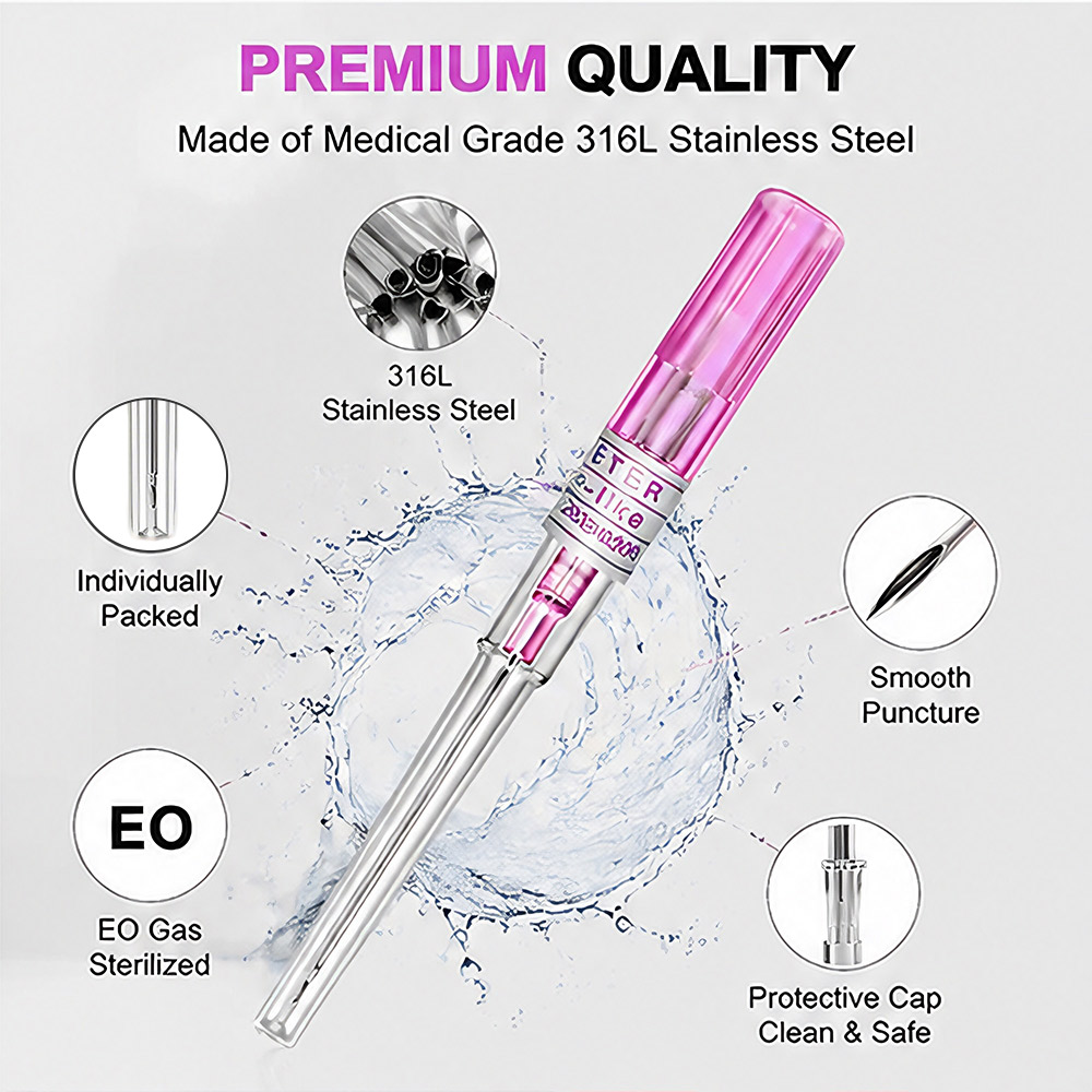 100/50/25/10/5pcs Piercing Nee - Body Jewelry Tool ulasan dan harga