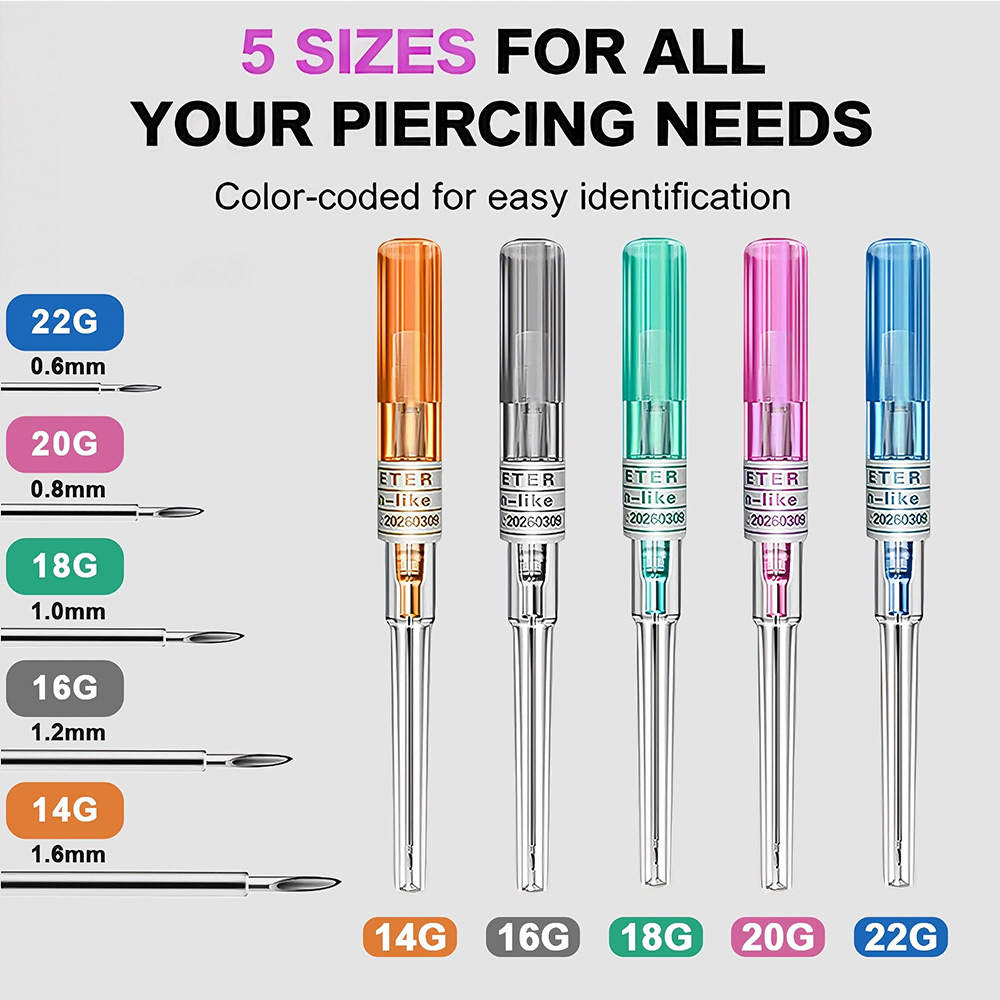 100/50/25/10/5pcs Piercing Nee - Body Jewelry Tool ulasan dan harga