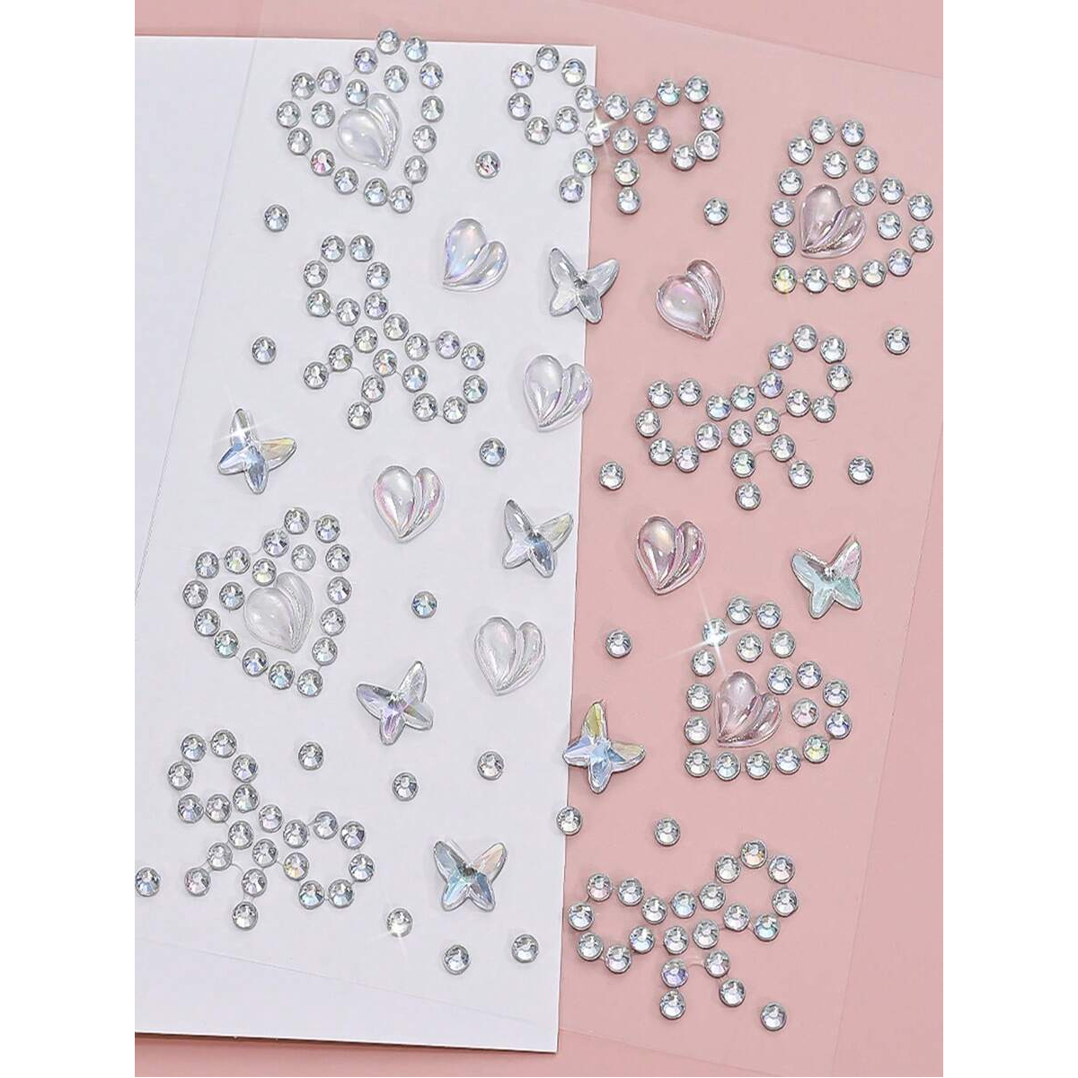White Face Gems Self Adhesive  - Body Jewelry Rhinestone ulasan dan harga