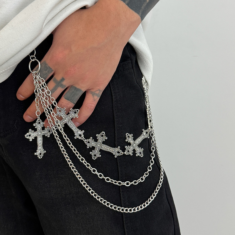 Fashion Punk Metal Pants Chain - Body Jewelry Men ulasan dan harga
