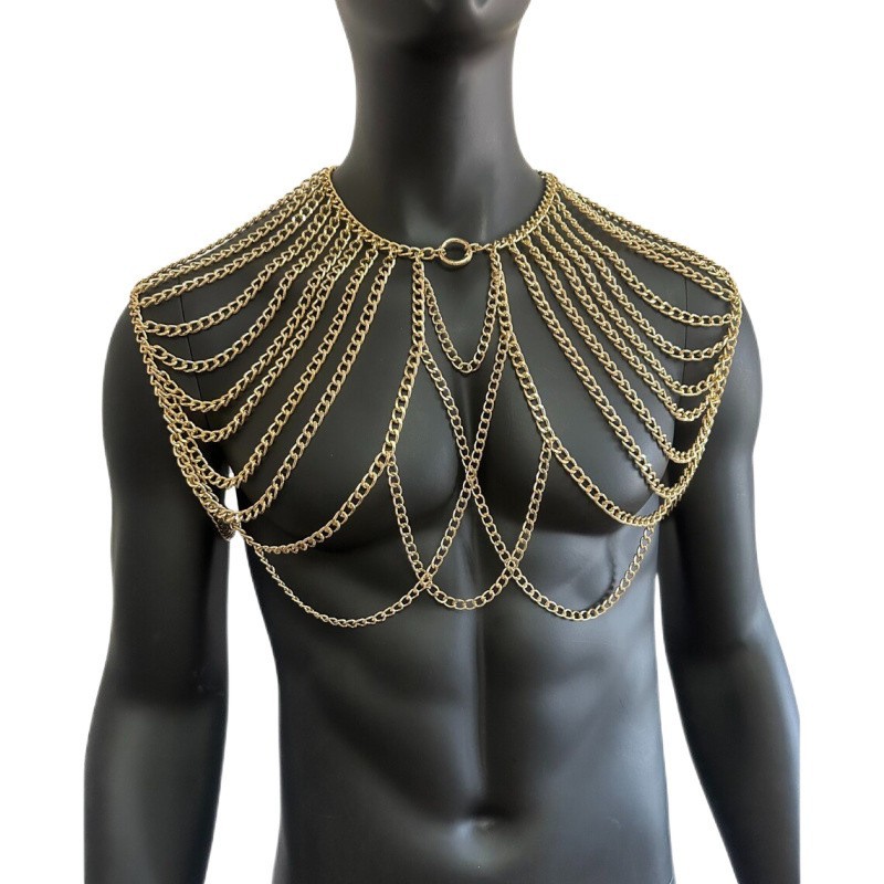 Body Chain for Men Jewelry Lan - Body Jewelry Men ulasan dan harga