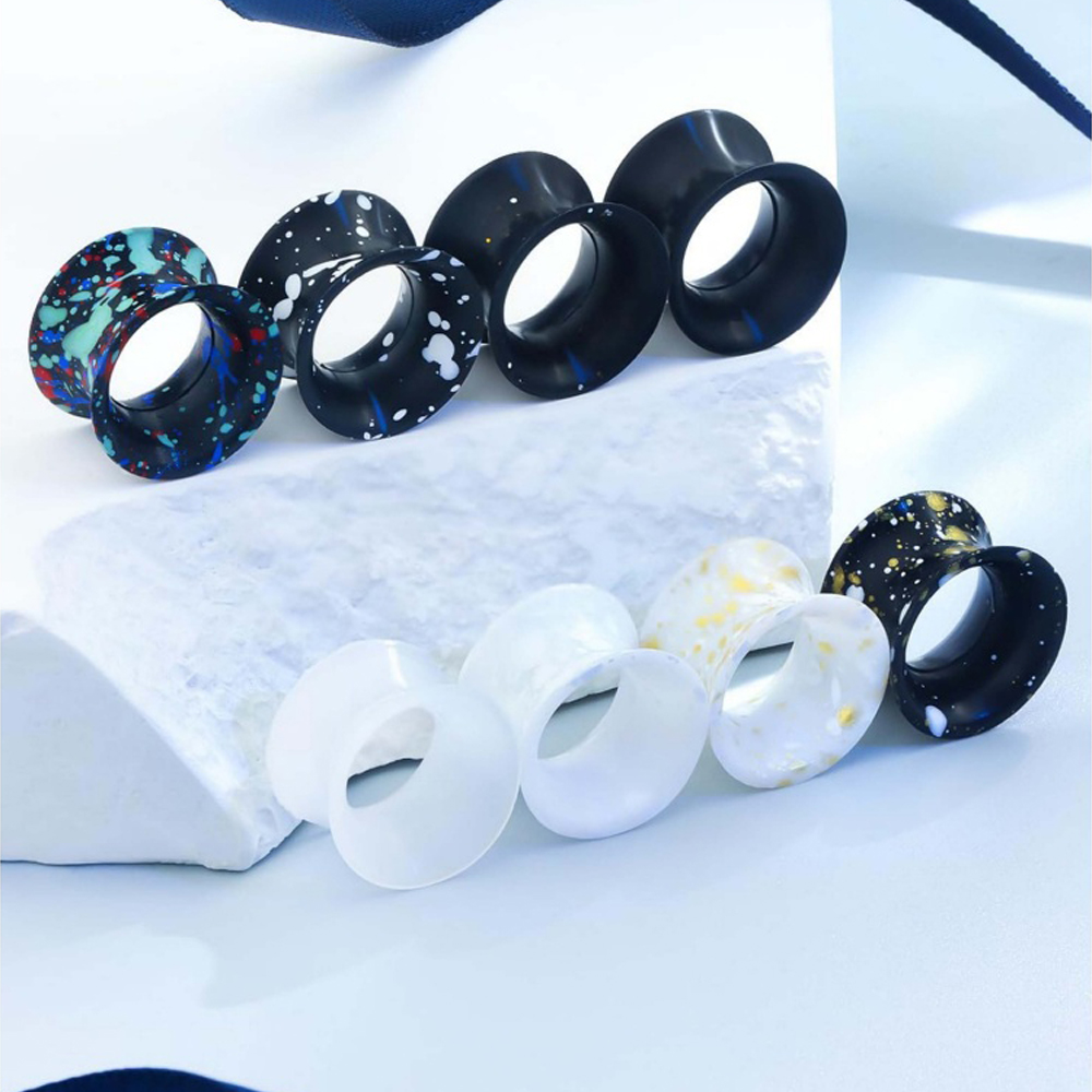 Silicone Ear Gauges Tunnels Pl - Body Jewelry Gauge Sizes ulasan dan harga