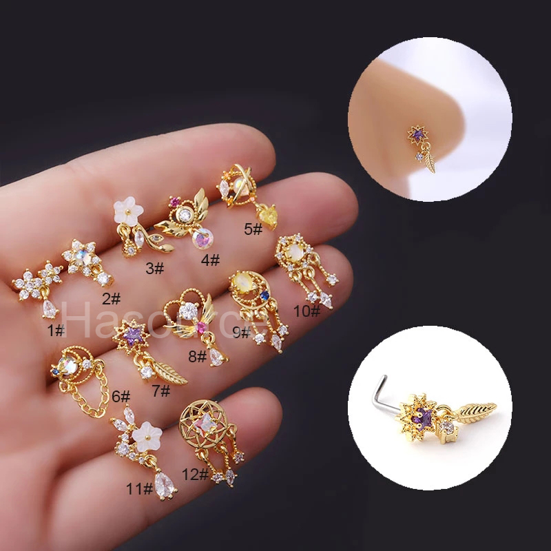 2022 New 1Pcs Fashion 316L Sur - Body Jewelry Indian ulasan dan harga
