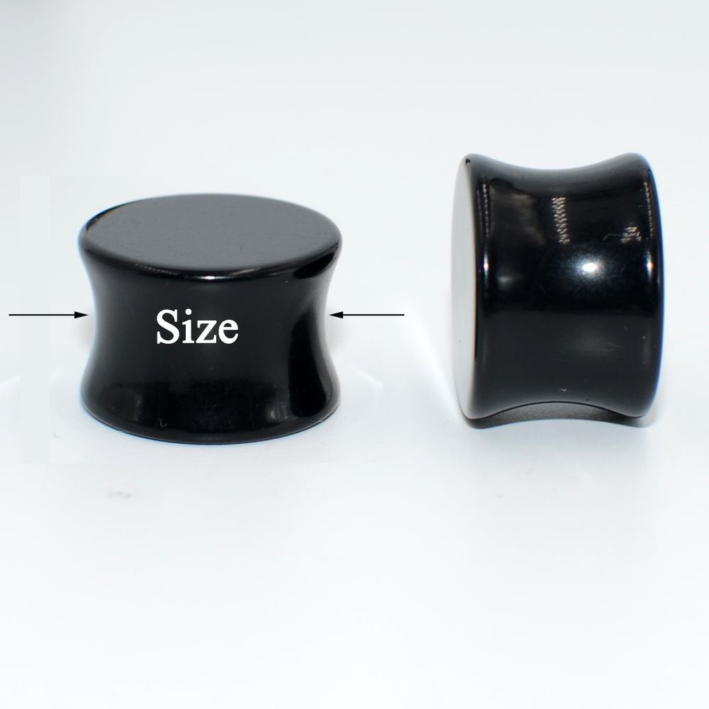 1 Pair 3mm-50mm Big Size Solid - Body Jewelry Gauge Sizes ulasan dan harga