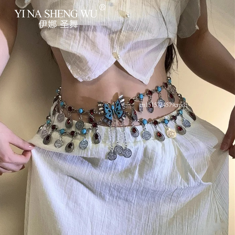 Vintage Alloy Coins Long Tasse - Body Jewelry Indian ulasan dan harga
