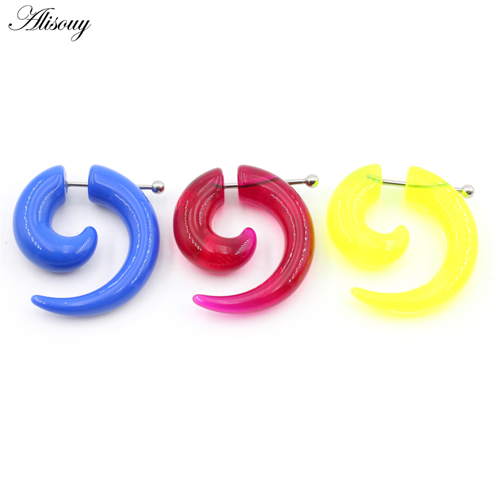 2pcs Hot Acrylic Cheater Fake  - Body Jewelry Hot ulasan dan harga