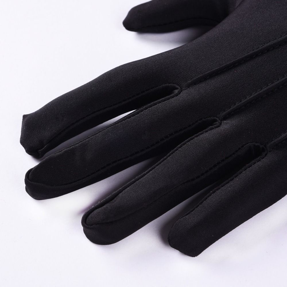 Soft White Cotton Gloves Thin  - Body Jewelry Websites ulasan dan harga