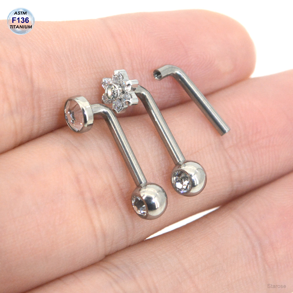 1Pc More Enjoyable Women VCH P - Body Jewelry Vertical Labret ulasan dan harga
