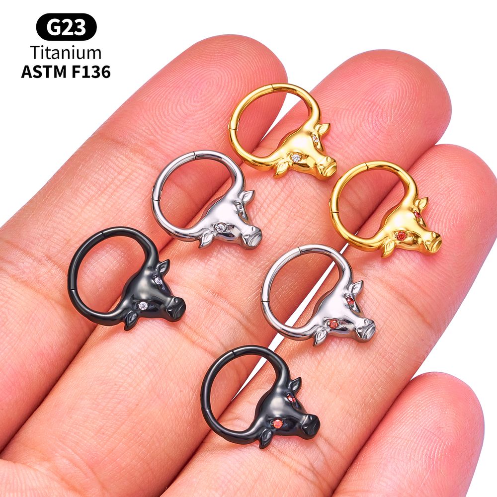 G23 Titanium Clicker Hoop Lot  - Body Jewelry Vertical Labret ulasan dan harga