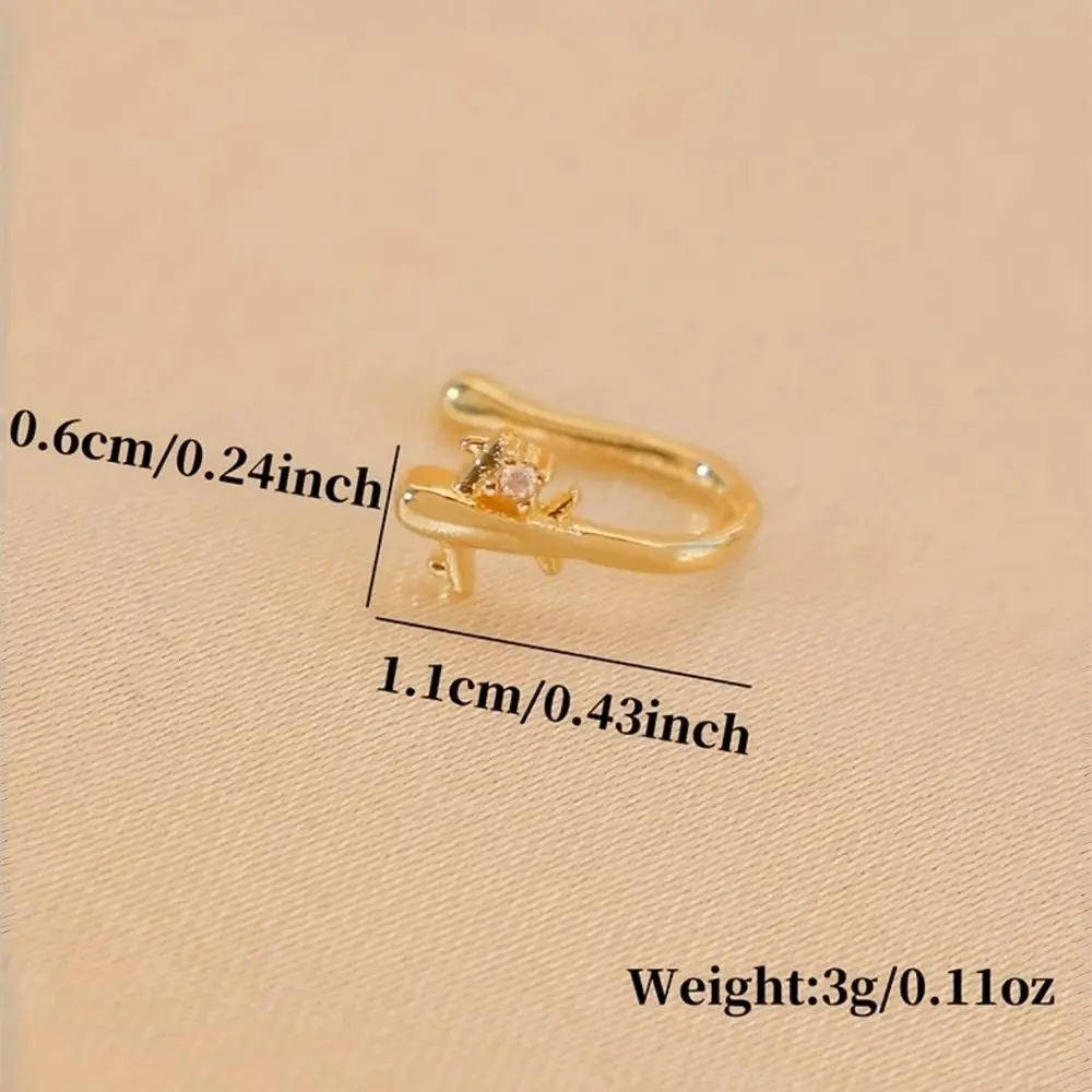 1PC Airplane Design No Piercin - Body Jewelry Hot ulasan dan harga