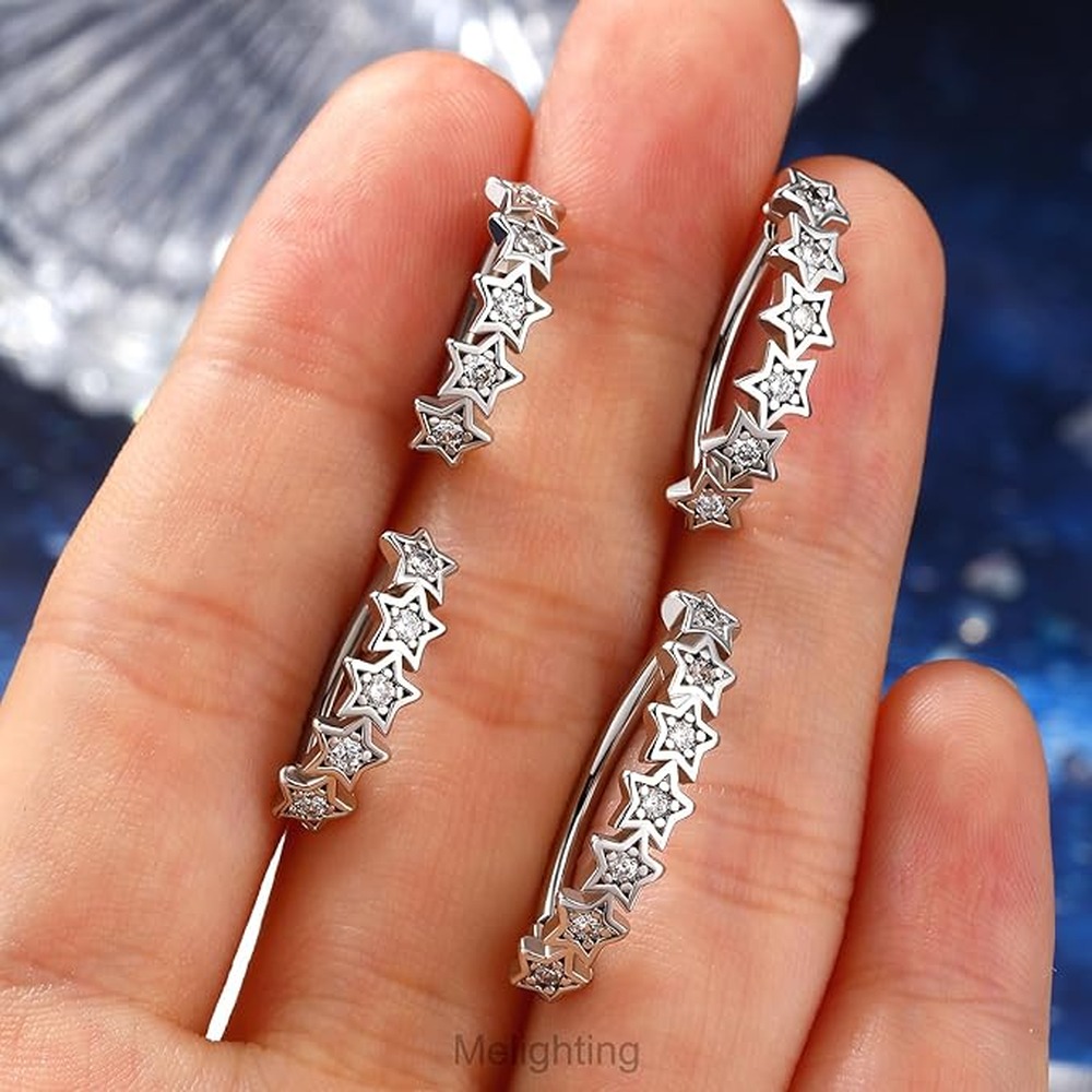 Chic Button Ring Upper Ear Ear - Body Jewelry For Sensitive Skin ulasan dan harga