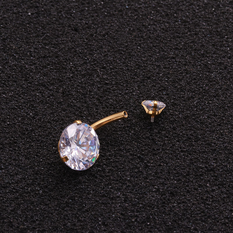 14G Belly Button Rings Surgica - Body Jewelry For Sensitive Skin ulasan dan harga
