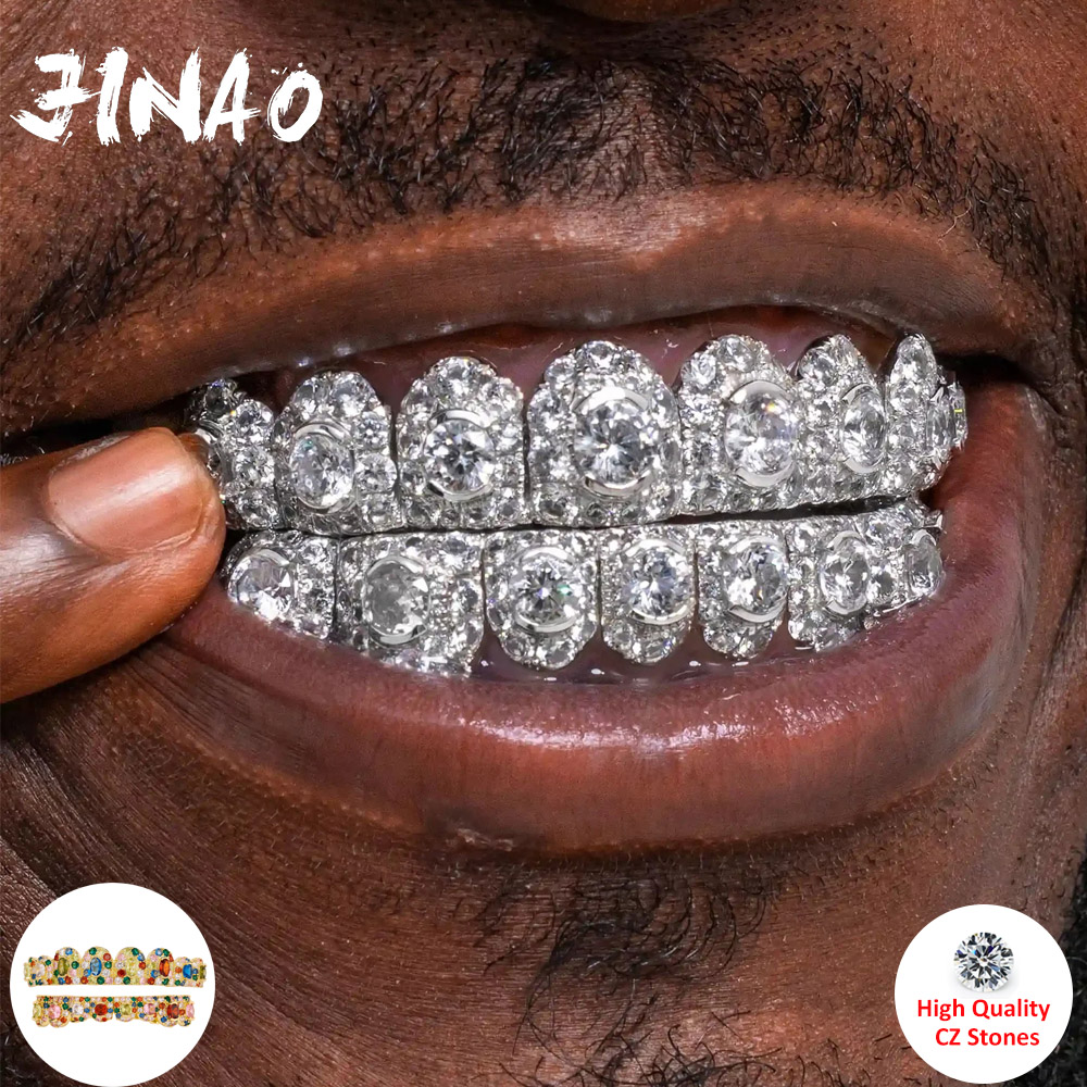 JINAO Hip Hop Full Iced Out 8  - Body Jewelry Men ulasan dan harga