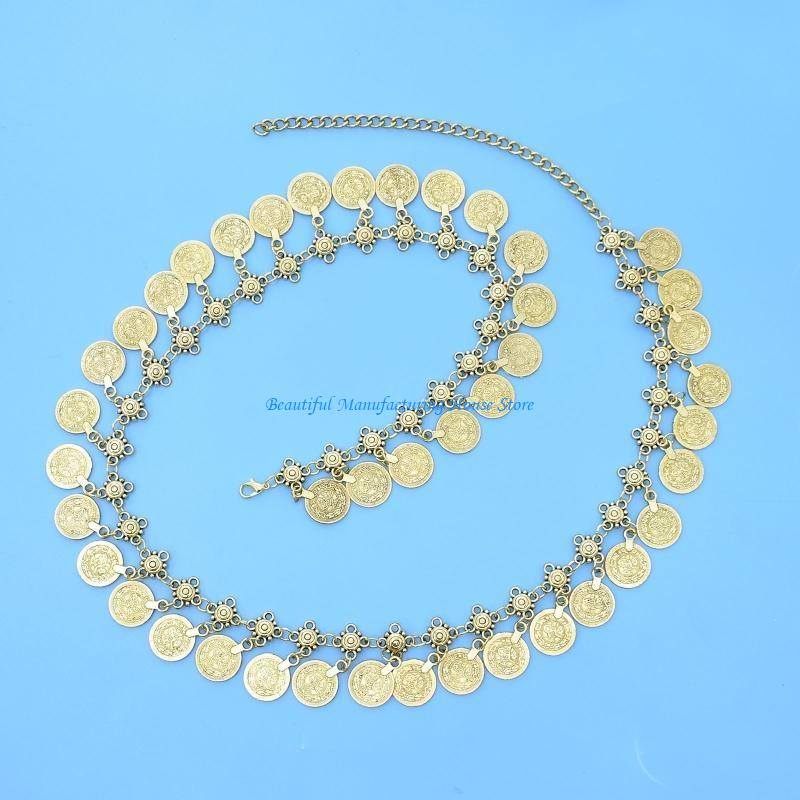E56A Coin Belly Chain Body Cha - Body Jewelry Indian ulasan dan harga