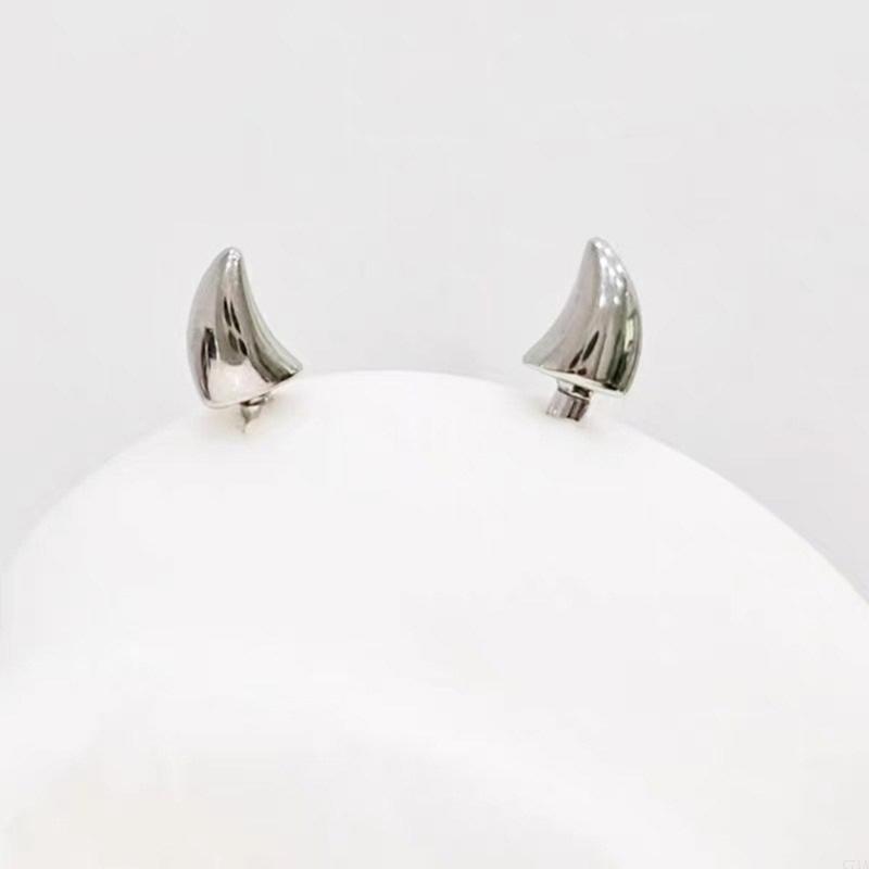 Stylish Devil Spikes Earrings  - Body Jewelry For Sensitive Skin ulasan dan harga