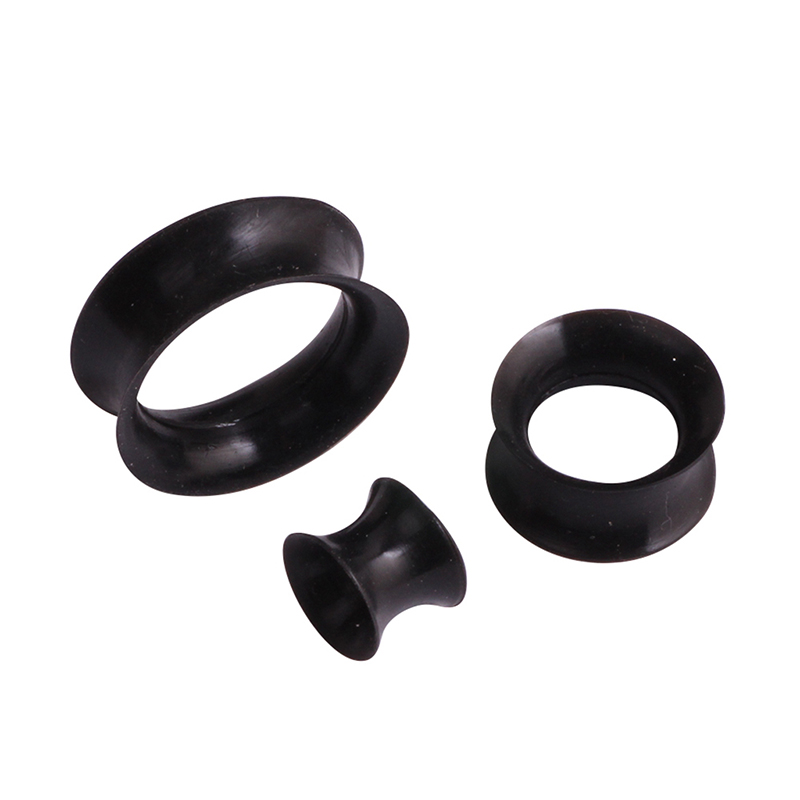 1Pair Silicone Plugs and Tunne - Body Jewelry Gauge Sizes ulasan dan harga