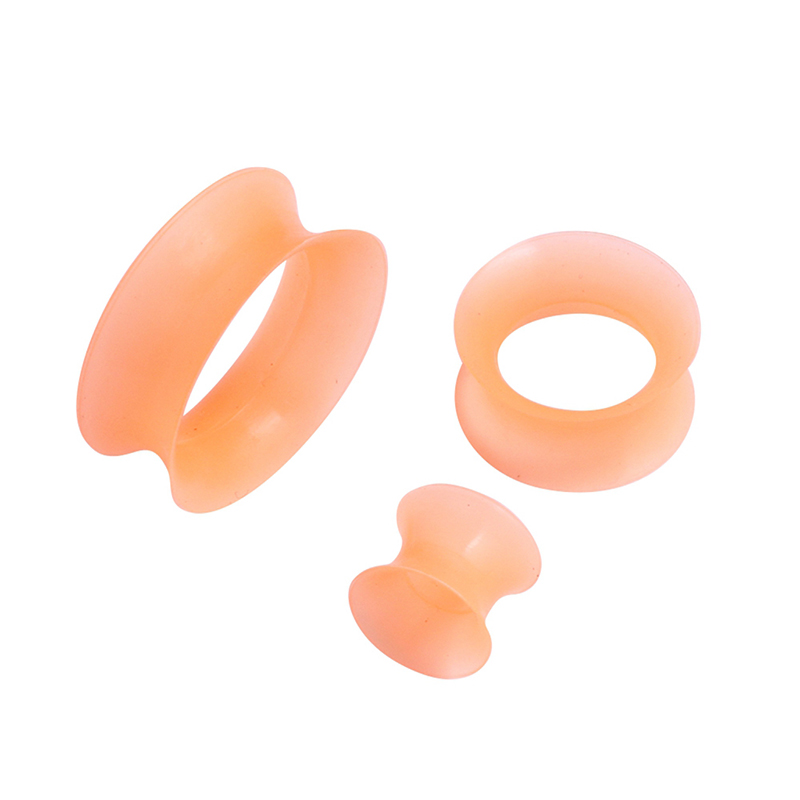 1Pair Silicone Plugs and Tunne - Body Jewelry Gauge Sizes ulasan dan harga