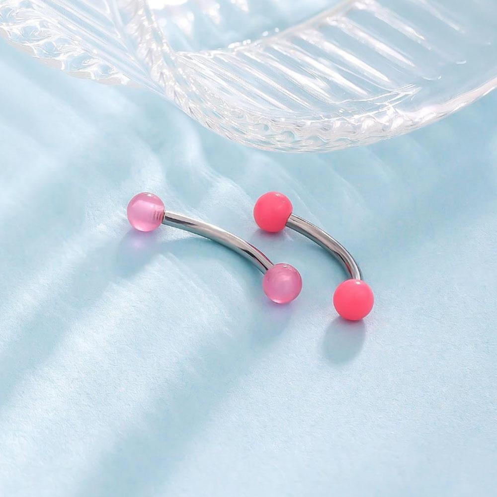 1/18Pcs Set 16G 6/8/10mm Eyebr - Body Jewelry Vertical Labret ulasan dan harga