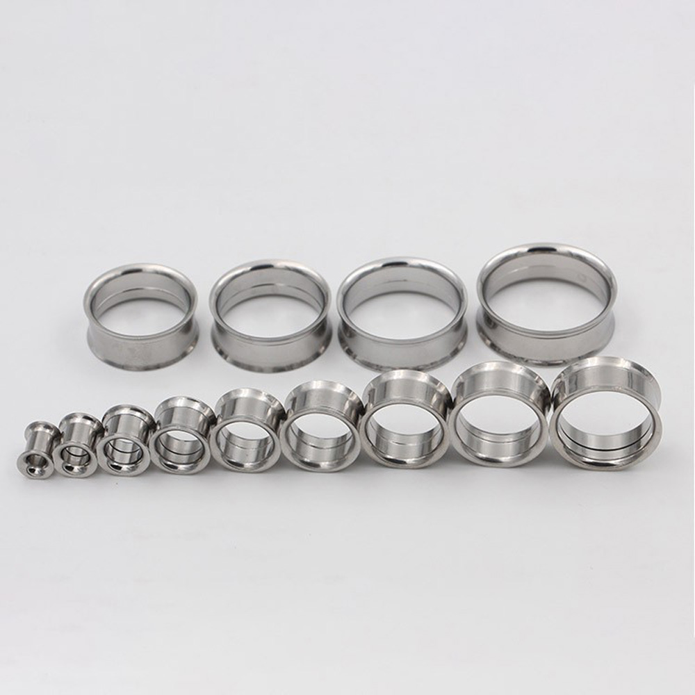 1 Pair/12 Pairs Set Stainless  - Body Jewelry Gauge Sizes ulasan dan harga