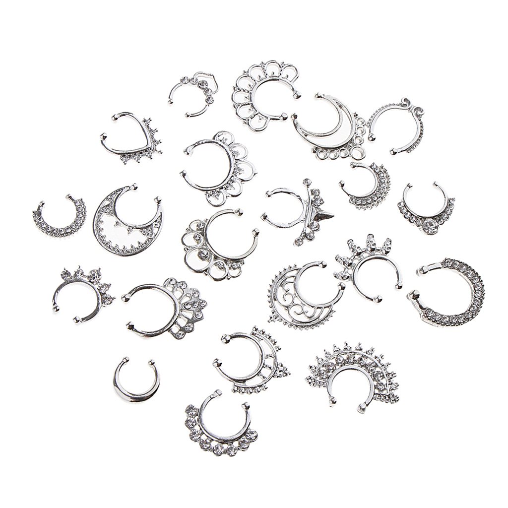 Hot Sale 21/3PCS Nose Fake Sep - Body Jewelry Hot ulasan dan harga
