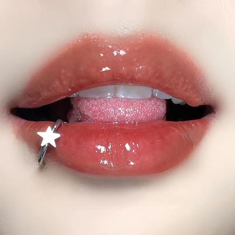 Stainless Steel Lip Ring Hinge - Body Jewelry Vertical Labret ulasan dan harga