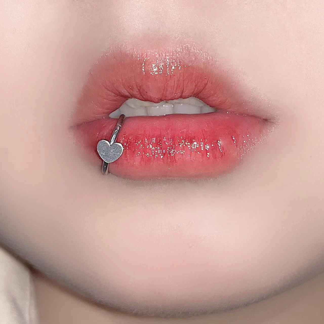 Stainless Steel Lip Ring Hinge - Body Jewelry Vertical Labret ulasan dan harga