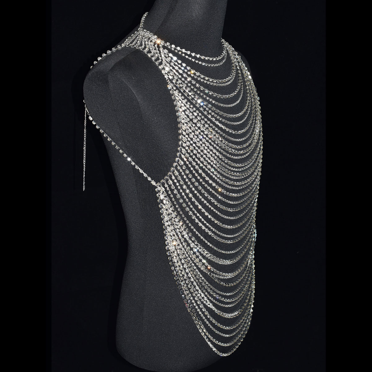 Fashion Luxurious Bling Men Wo - Body Jewelry Men ulasan dan harga